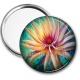 Miroir de poche - fleur exotique