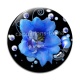 Cabochon Verre - fleur
