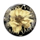 Cabochon Verre - coquelicot