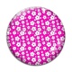 Cabochon Verre - fleur