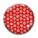 Cabochon Verre - fleur