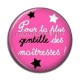 Cabochon Résine - maîtresse gentille