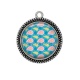 Pendentif Cabochon Argent - fond