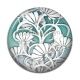 Cabochon Résine - fleur exotique