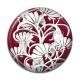 Cabochon Résine - fleur exotique