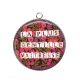 Pendentif Cabochon Argent - maîtresse gentille