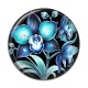 Cabochon Résine - fleur exotique
