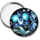 Miroir de poche - fleur exotique