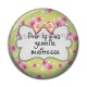Cabochon Résine - maîtresse gentille