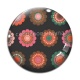 Cabochon Verre - fleur