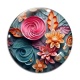 Cabochon Verre - fleur