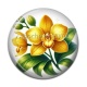 Cabochon Résine - fleur exotique