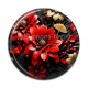 Cabochon Résine - fleur exotique