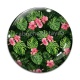 Cabochon Verre - fleur