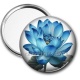 Miroir de poche - fleur exotique