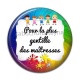 Cabochon Résine - maîtresse gentille