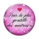 Cabochon Verre - maîtresse gentille