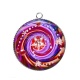 Pendentif Cabochon Argent - spirale