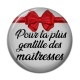 Cabochon Résine - maîtresse gentille