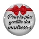 Cabochon Verre - maîtresse gentille