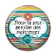 Cabochon Résine -  maîtresse gentille