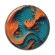 Cabochon Résine - abstrait