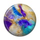 Cabochon Résine - effet marbre