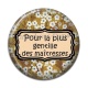 Cabochon Résine -  maîtresse gentille