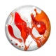 Cabochon Verre - effet marbre