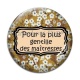 Cabochon Verre -  maîtresse gentille