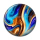 Cabochon Résine - effet marbre