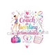 une coach de twirling formidable