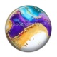 Cabochon Résine - style marbre