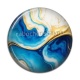 Cabochon Résine - style marbre