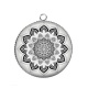 Pendentif Cabochon Argent - mandala