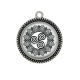 Pendentif Cabochon Argent - mandala triskèle