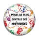 Cabochon Verre -  maîtresse gentille