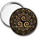 Miroir de poche - mandala triskèle