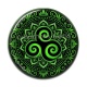Cabochon Résine - mandala triskèle