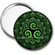 Miroir de poche - mandala triskèle