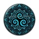 Cabochon Résine - mandala triskèle