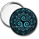 Miroir de poche - mandala triskèle