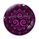 Cabochon Verre - mandala triskèle