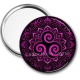 Miroir de poche - mandala triskèle