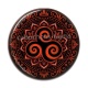 Cabochon Résine - mandala triskèle