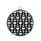 Pendentif Cabochon Argent - coeur