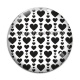 Cabochon Verre - coeur