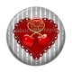 Cabochon Résine - coeur