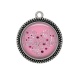 Pendentif Cabochon Argent - coeur