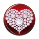 Cabochon Résine - coeur